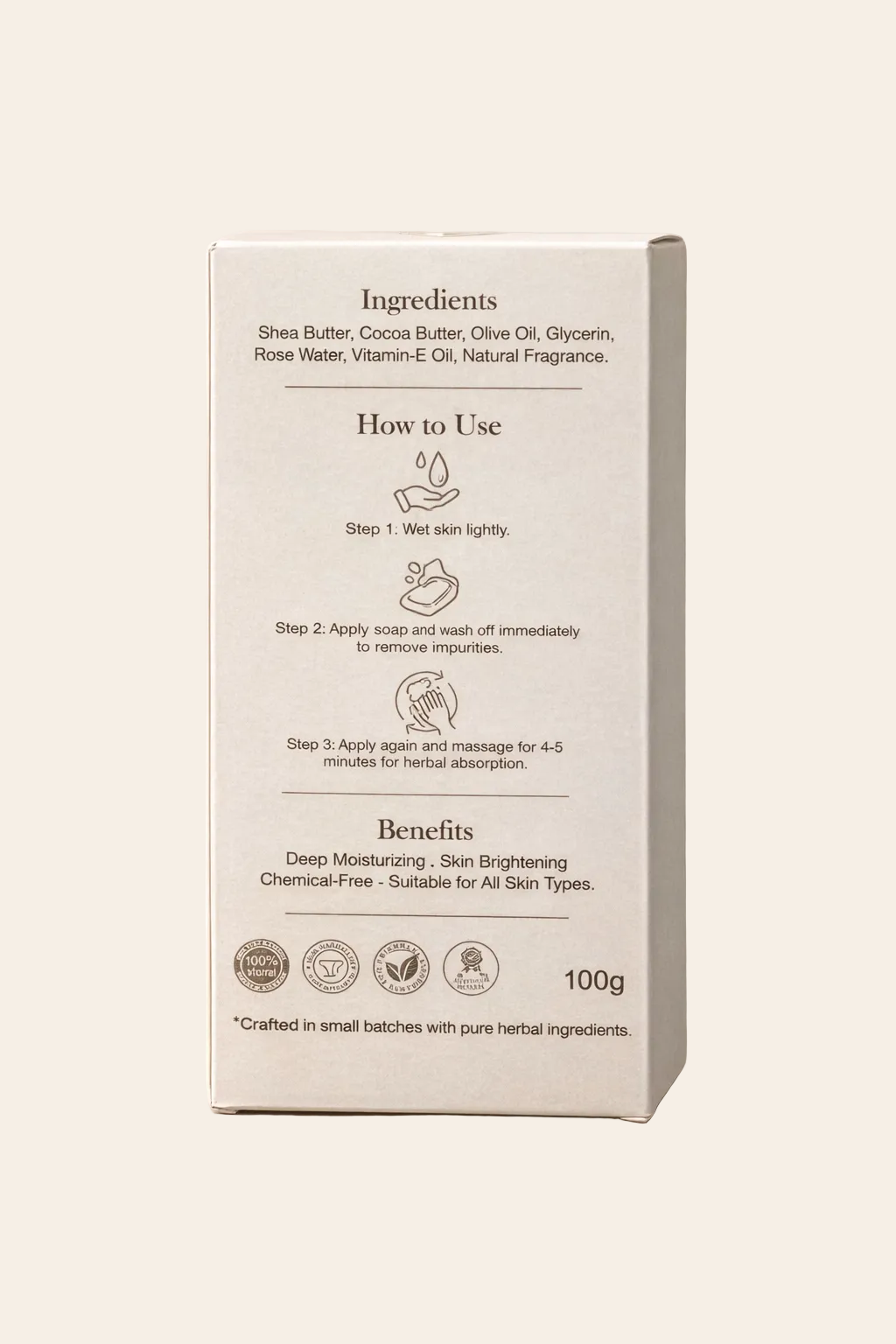 Herbal Soap for Skin Brightening & Moisturizing